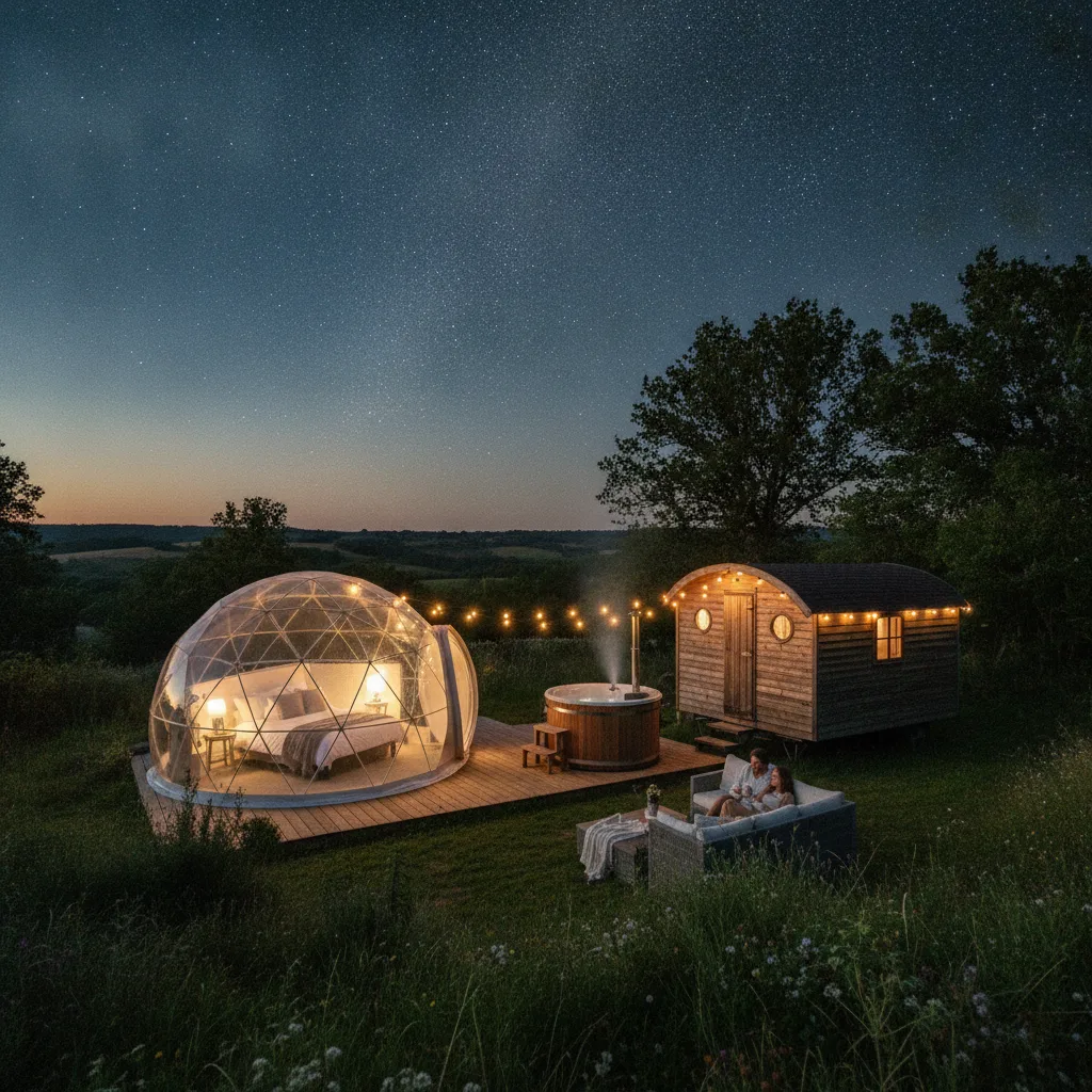 Glamping dans le Gers en 2026, guide des nuits insolites - glamping gers guide